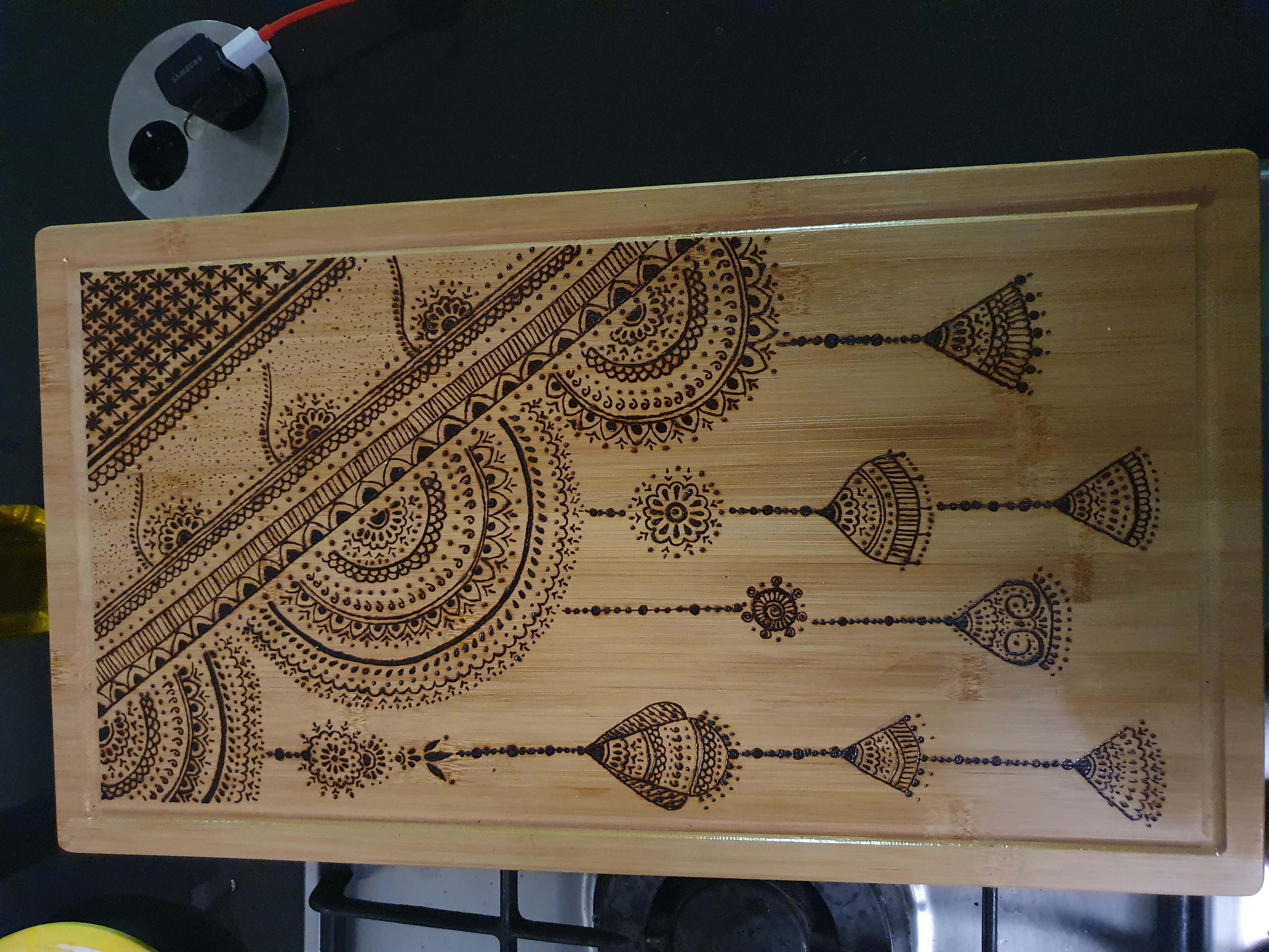 Nilambari's woodburning