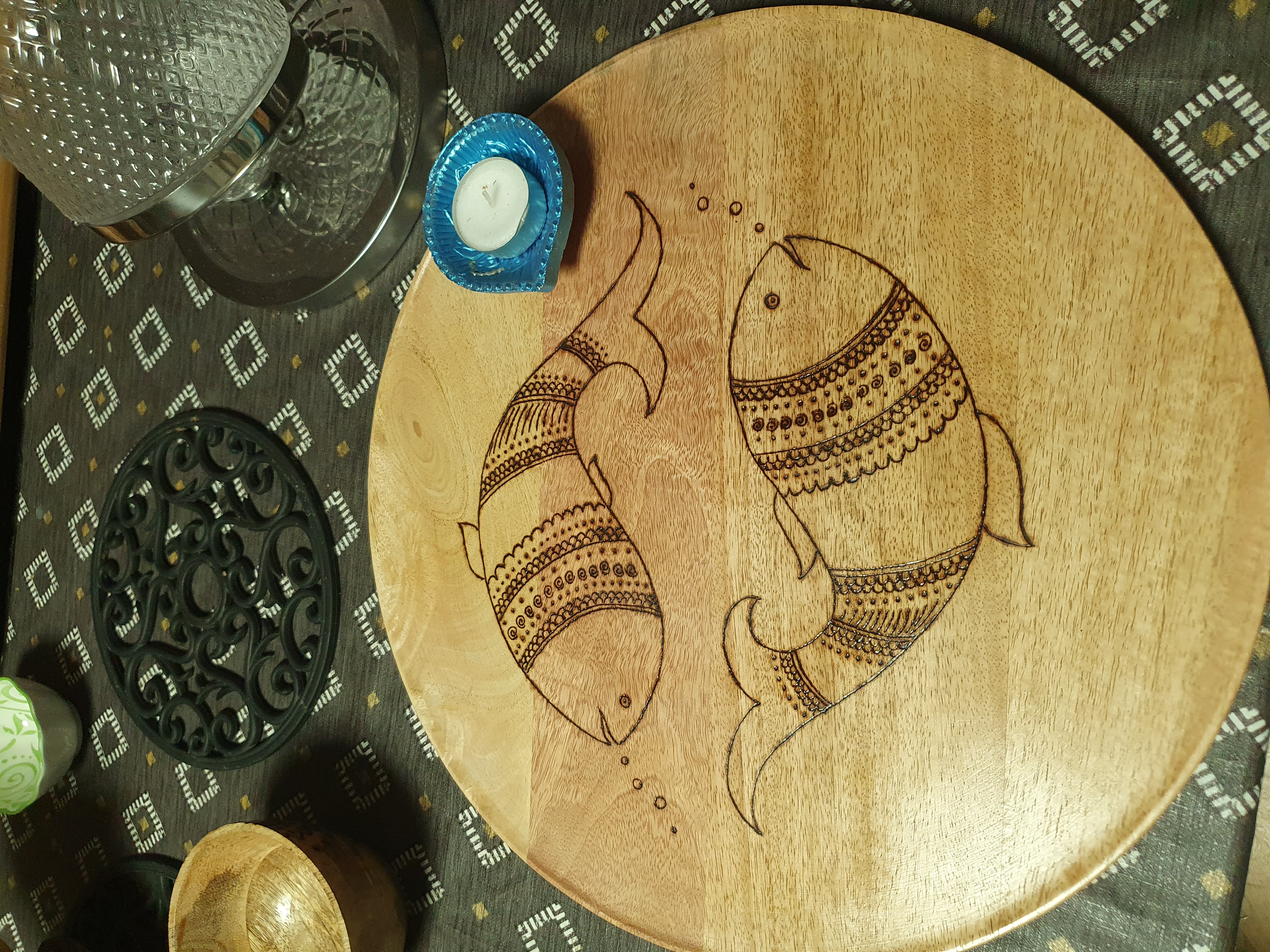 Nilambari's woodburning